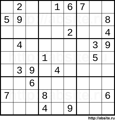 Простое онлайн cудоку #4022