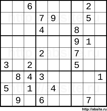 Сложное онлайн cудоку #4095