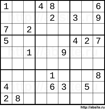 Сложное онлайн cудоку #5359
