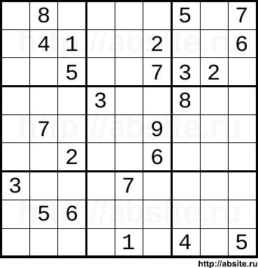 Сложное онлайн cудоку #5444