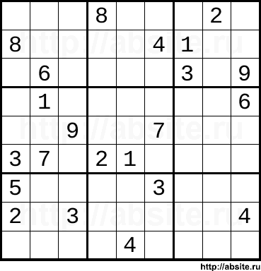 Сложное онлайн cудоку #5671